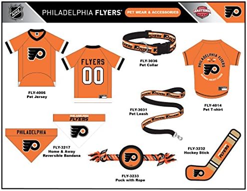 NHL Philadelphia Flyers Jersey for Dogs & Cats, X-Large. - Let Your Pet Be A Real NHL Fan! - Image 6