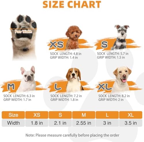 KOOLTAIL Anti Slip Dog Socks Shoes for Hot Pavement to Prevent Licking Paws Scratching, Pet Boots & Paw Protector for Hardwood Floors, Dog Grip Booties for Small Medium Large Senior Dogs, Khaki L - Image 2
