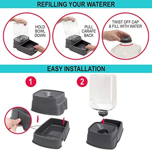 SportPet Gravity Feeder and Waterer, Large - Image 6