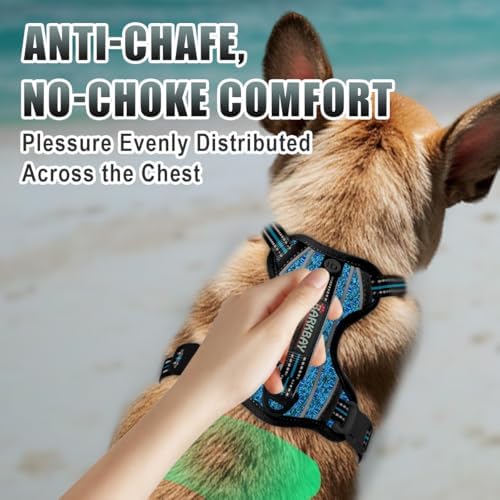 BARKBAY Dog Harness for Small Sized Dog No Pull Dog Vest ID Tag Pocket - Image 4