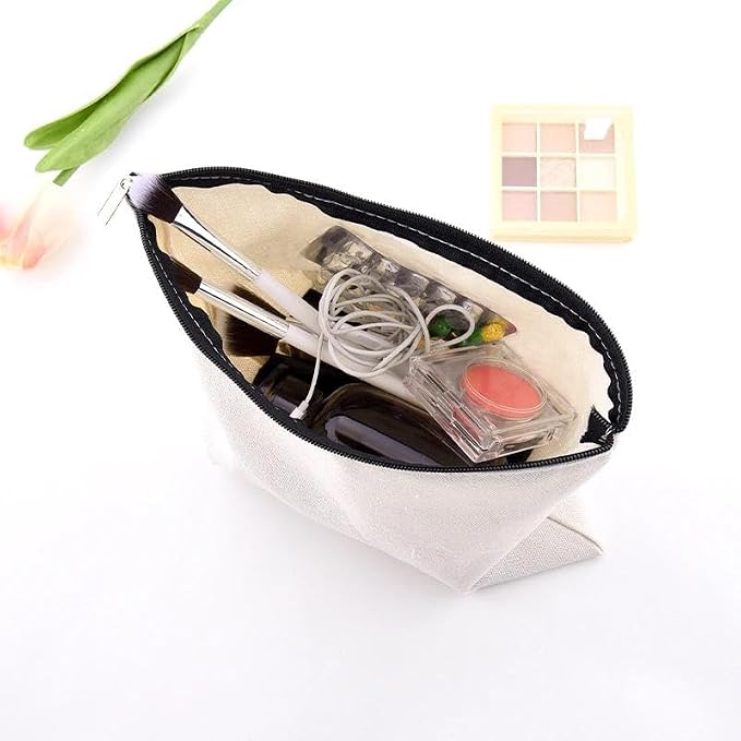 Book Lovers Gift Bag for Women Bookish Canvas Makeup Bag Reading Zipper Pouch Author Writer Reader Accessories Bookworm Book Club Birthday Gift Student Graduation Gifts from Teachers Librarian Pouch - Image 6