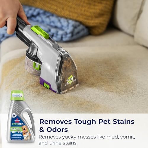Bissell PET PRO OXY Urine Eliminator with Febreze Carpet Deep Clean Solution, StainProtect Technology, leading upright carpet cleaners, 48oz, Our best formula for pet messes & odors, (Pack of 2) - Image 5
