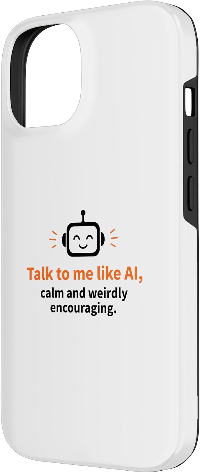 AI Robot Calm Encouraging Tech Support Case for iPhone 14 - Image 2