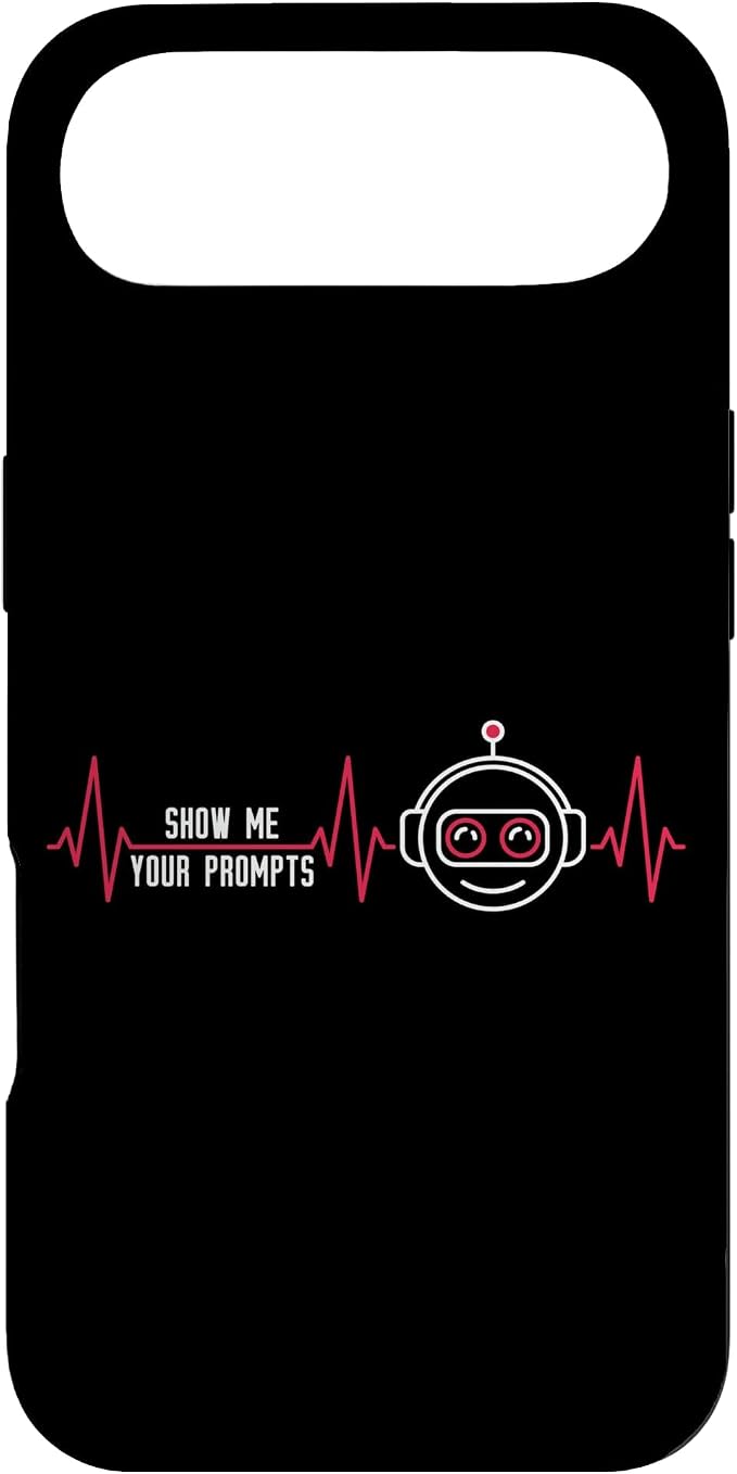 Show Me Your Prompts AI Artificial Intelligence Heartbeat Case for iPhone Air by Unknown