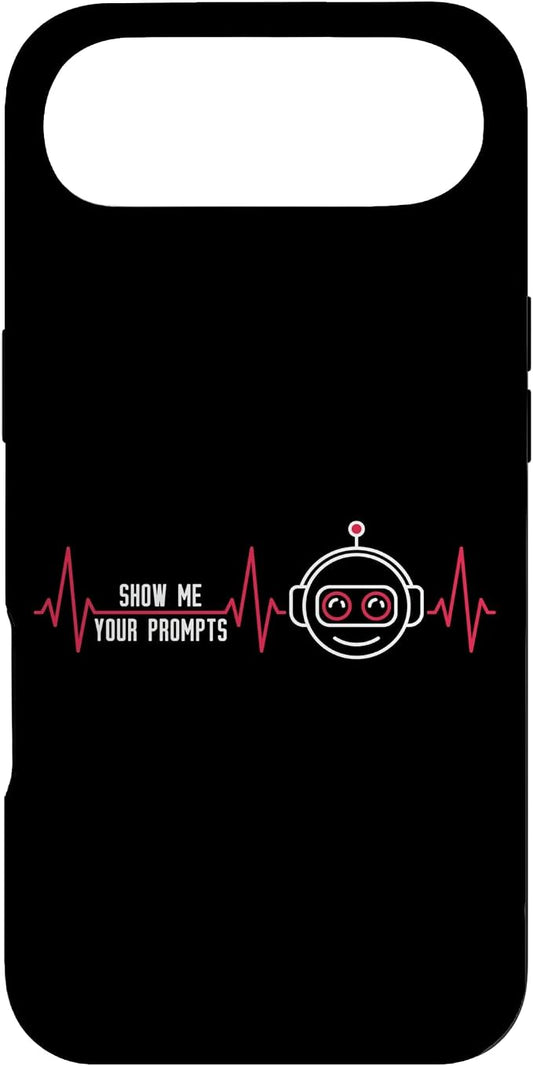 Show Me Your Prompts AI Artificial Intelligence Heartbeat Case for iPhone Air by Unknown