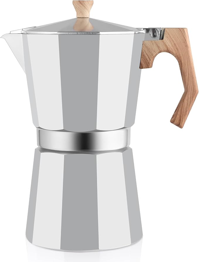 wedrink 12 Cup Stovetop Espresso Maker Aluminium Moka Pot Percolator by WEDRINK