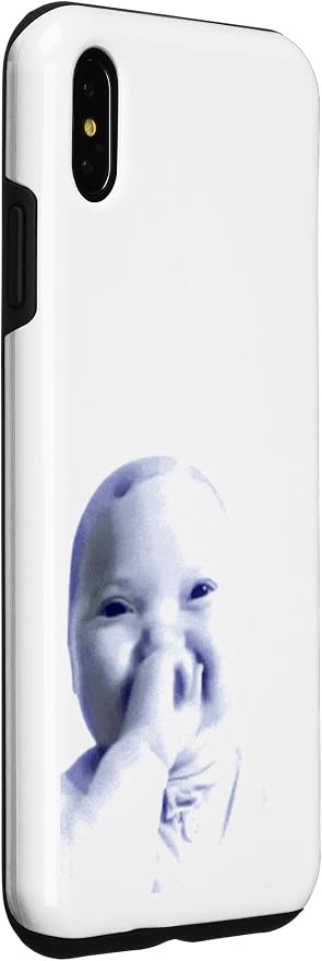AI Baby Holding Laugh Meme Case for iPhone Xs Max - Image 3