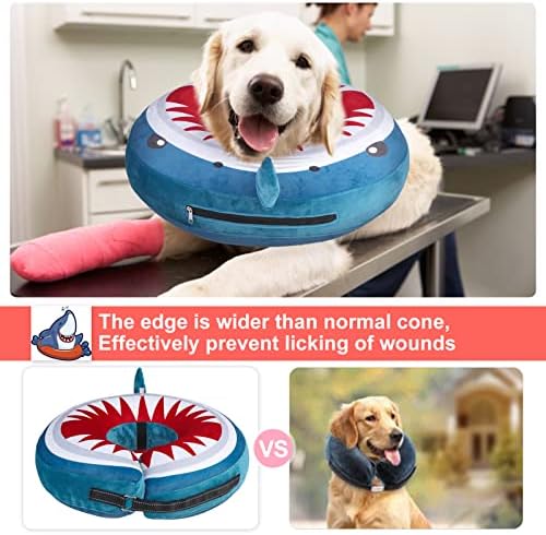 BEAUTYZOO Dog Cone Collar Alternative After Surgery,Pet Neck Donut E‑Collar - Image 3