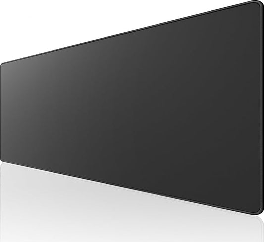 KTRIO Large Gaming Mouse Pad Desk Mat for Gamer, 35.4" x 15.7", Black, XXXL | Extended Size Design, Superior Micro-Weave Cloth, Non-Slip Rubber Base, Durable Stitched Edges, Water-Resistant Coating by KTRIO
