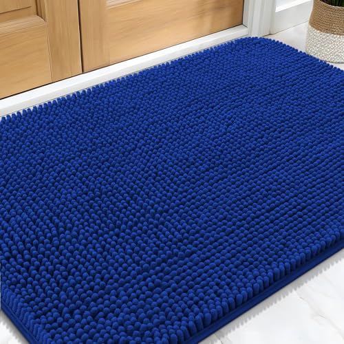 OLANLY Dog Door Mat for Muddy Paws 32x20, Super Absorbent Chenille Mud Mat by OLANLY