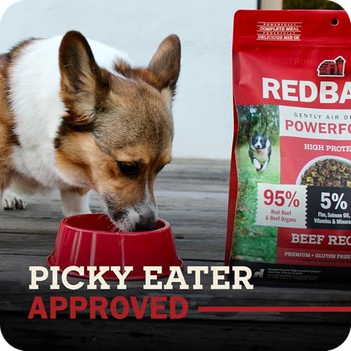 Redbarn Powerfood Air Dried Dog Food - 95% Beef & Beef Organs - High Protein Grain-Free Premium Dog Food or Topper Made in USA with Omega 3 Salmon Oil Flaxseed - 7.5 oz - Image 6