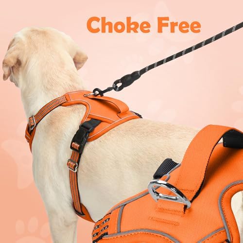 Funfox Dog Harness for Large Dogs, No Pull Pet Vest with Front Clip - Image 4