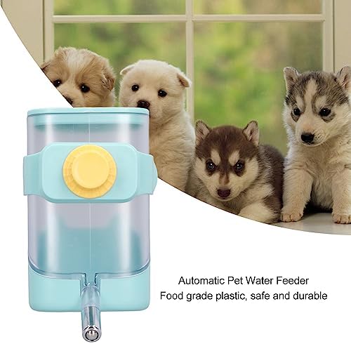 23.67oz Pet Water Feeder Bottle,Stainless Steel Cage Hanging Water Dispenser for Dogs,Cats,Hamsters,Rabbits (Green) - Image 5