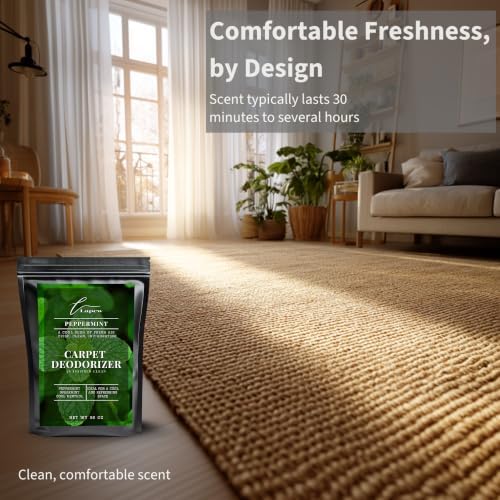 Lapew Peppermint Carpet Deodorizer Powder - Pet Safe Freshener for Vacuuming | Scented Odor Eliminator for Home | 36 oz - Image 5