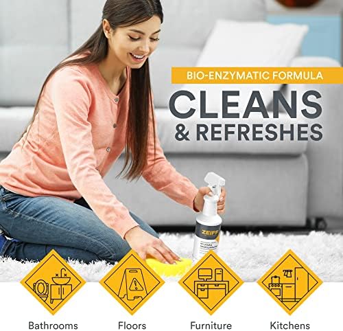 Zeiff Pet Stain and Odor Remover - Pet Odor Eliminator for Home and Professional Use - Carpet Stain Remover - Pet Urine Enzyme Cleaner for Dog and Cat Pee, Feces, and Fluids - 1 Gallon, 2 Pack - Image 3