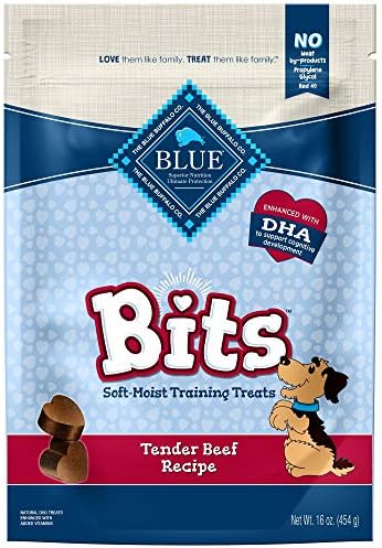 Blue Buffalo BLUE Bits Natural Soft-Moist Training Dog Treats Beef Recipe 16-oz bag by BlueBuffaloCompanyLtd
