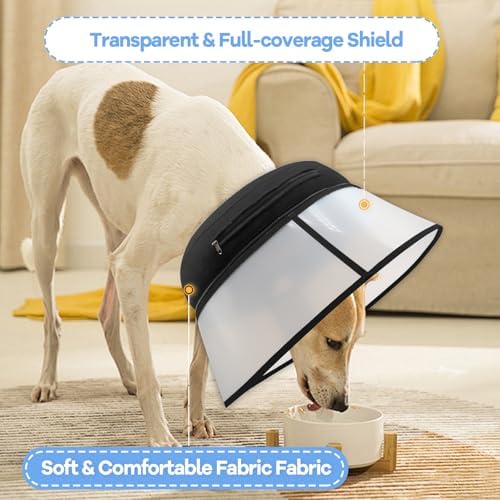 Inflatable Dog Cone Collar,Soft Elizabethan Anti-Lick Pet Recovery Collar - Image 6
