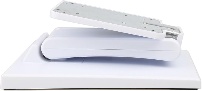 WEARSON Single Adjustable LCD Monitor Stand Mount Folding VESA Monitor Desk Stand with VESA Hole 75x75mm 100x100mm (White) - Image 3