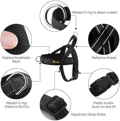 Plutus Pet No Pull Dog Harness with Front Clip, Breathable Mesh Padded - Image 2