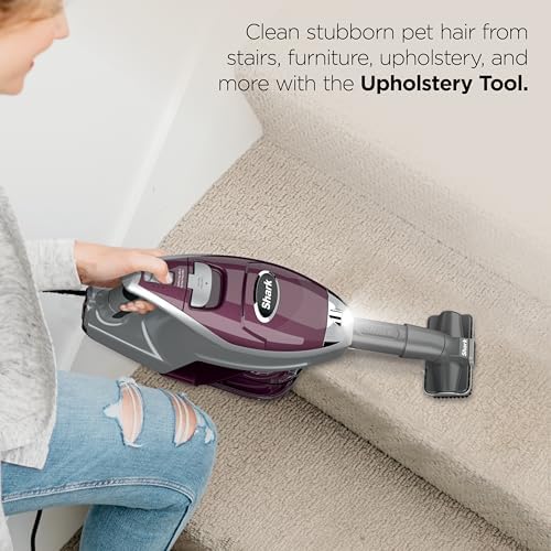 Shark Rocket Pet Plus Corded Stick Vacuum, Lightweight, Bordeaux, HV322 - Image 6