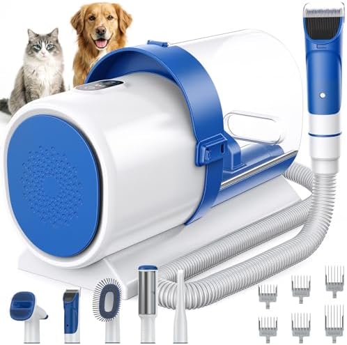 NEWBULIG Pet Grooming Vacuum Kit for Cats and Dogs, 2.5L Dust Cup by NEWBULIG