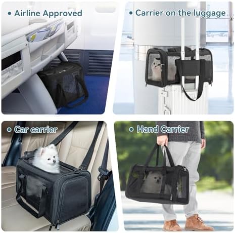 PETSFIT Soft-Sided Cat Carrier, Airline Approved - Image 3