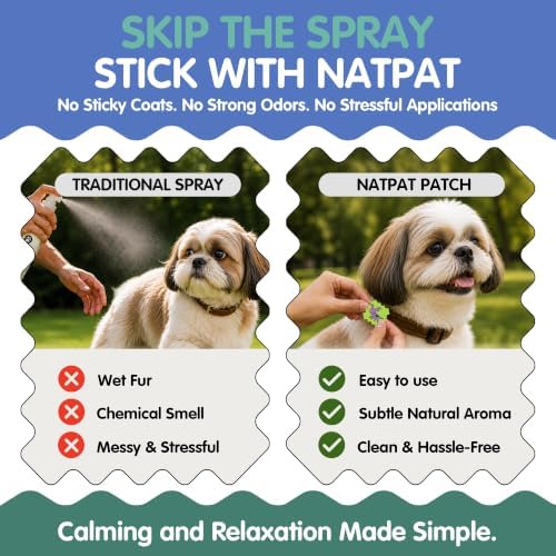 NATPAT Pet Zen Calming Patches for Dogs, Non-Medicated, 24 Count - Image 3