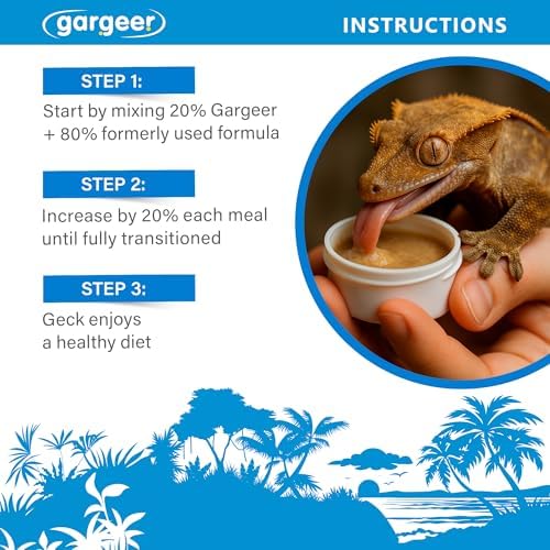 Gargeer 2oz Picky Geck Island Retreat - Crested Gecko Food. Made in USA - Image 6