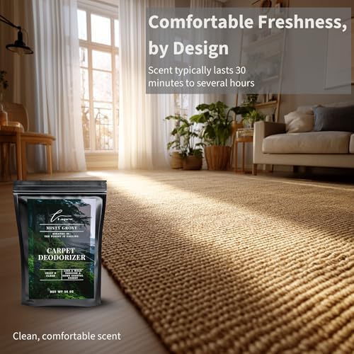 Lapew Misty Grove Carpet Deodorizer Powder - Pet Safe Freshener for Vacuuming | Scented Odor Eliminator for Home | 36 oz - Image 5