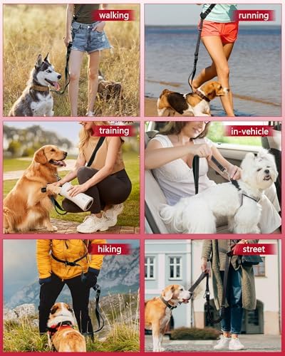 Hands Free Dog Leash, Multifunctional Crossbody Dog Leash - Image 5
