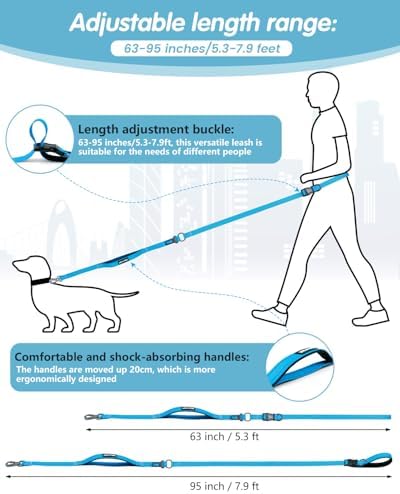 Hands Free Dog Leash, Multifunctional Crossbody Dog Leash - Image 2