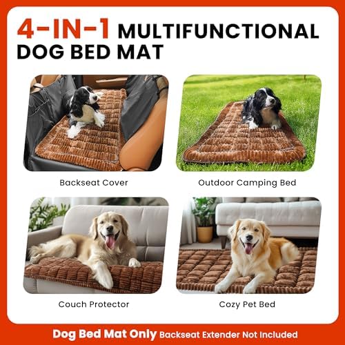 HiPetpy Backseat Dog Bed Mat for Car, Non-Slip Dog Bed for Car Back Seat - Image 6