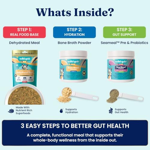 Solid Gold Chicken Dehydrated Dog Food Kit-Bone Broth,Probiotic Makes 24lbs - Image 4