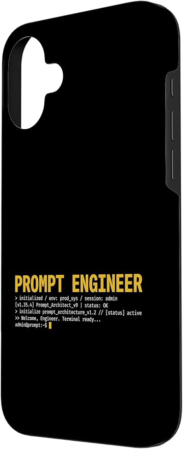 Prompt Engineer Terminal Screen AI Developer Software Coder Case for iPhone 16 Plus - Image 2
