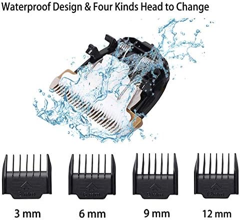 Highdas Dog Clippers for Grooming Low Noise, Cordless Electric Dog Grooming Kit Clippers Rechargeable, Quiet Dog Shaver, Pet Hair Trimmer Kit for Dogs & Cats (Silver) - Image 5