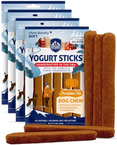 Himalayan Dog Chew Yogurt Sticks - Pumpkin Pie 20 Sticks by HimalayanDogChew