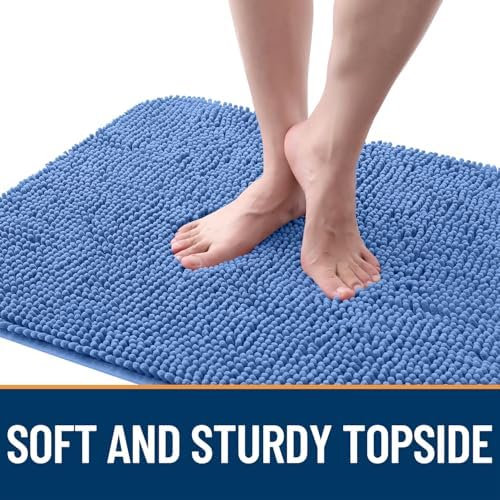 OLANLY Dog Door Mat for Muddy Paws 59x32, Super Absorbent Chenille Mud Mat - Image 4