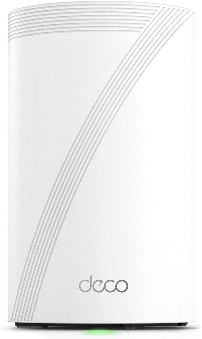TP-Link Deco 7 Pro BE63 Tri-Band WiFi 7 BE10000 Whole Home Mesh System- 6-Stream 10 Gbps, 4X 2.5G Ports Wired Backhaul, 4X Smart Internal Antennas, VPN, HomeShield, Free Expert Support (1-Pack) by TP-Link