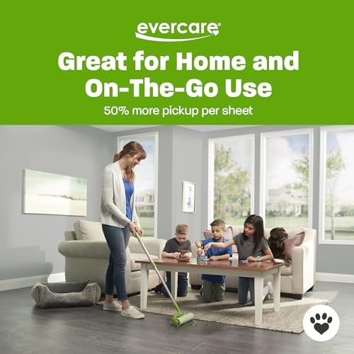 Evercare Pack of 3 All-Purpose Pet Mega Oversized Lint Roller Refills, 50 Sheets Each - Image 6