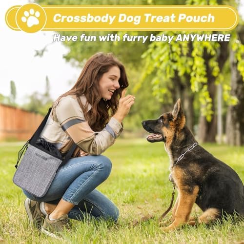 6 Set Dog Travel Bag, Large Pet Travel Kit for Supplies, Grey - Image 5