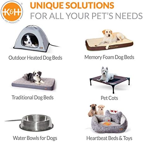 K&H Pet Products Self-Warming Dog Crate Bed, Machine Washable Dog Crate Mat, Tan X-Small 14 X 22 Inches (Pack of 2) - Image 7