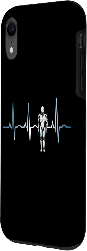 iPhone XR Ai Heartbeat Love Ai EKG Heart Funny Idea for Ai lover Case - Image 2