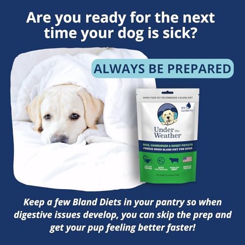 Under the Weather Easy to Digest Bland Diet for Sick Dogs | Contains Electrolytes | Gluten Free, All Natural, Freeze Dried 100% Human Grade Meats | 6 Pack - Hamburger, Rice & Sweet Potato - Image 2