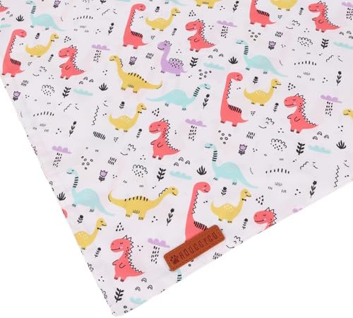 ADOGGYGO Dinosaur Dog Bandanas Boy, 2 Pack Cute Dino Puppy Bandana, X-Large - Image 6