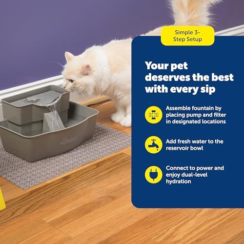 PetSafe Drinkwell Multi-Tier Pet Fountain, Cats & Dogs, Large - Image 6