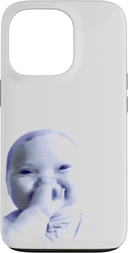AI Baby Holding Laugh Meme Case for iPhone 13 Pro by Unknown
