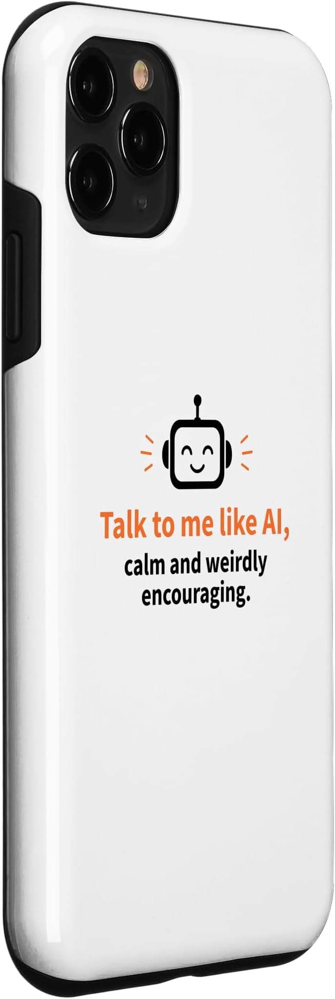 AI Robot Calm Encouraging Tech Support Case for iPhone 11 Pro - Image 3
