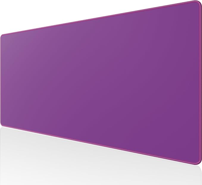 KTRIO Large Gaming Mouse Pad, Desk Mat, 31.5 x 15.7 in, Violet Purple, XXL | Smooth Micro-Weave Surface, Artistic Pattern Design, Non-Slip Rubber Base, Durable Stitched Edges, Office & Home Use by KTRIO
