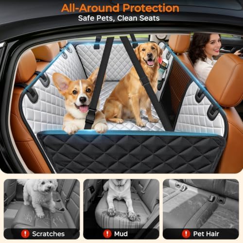 URPOWER Hard Bottom Dog Car Seat Cover, Back Seat Extender for Cars & SUVs - Image 4