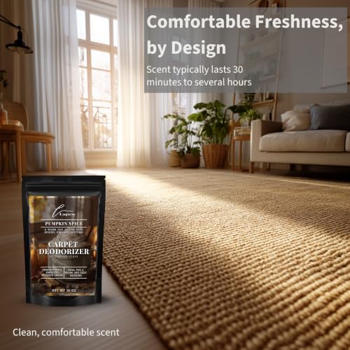 Lapew Pumpkin Spice Carpet Deodorizer Powder - Pet Safe Freshener for Vacuuming | Scented Odor Eliminator for Home | 16 oz - Image 5